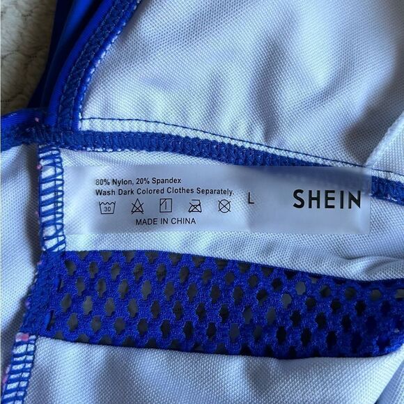 Preowned … SHEIN “Size: L” Royal Blue Swimsuit - Picture 3 of 3